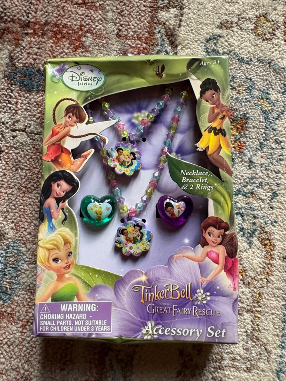 Y2k 2000s Disney Tinkerbell and Silvermist Children’s Jewelry Bundle Set🧚✨